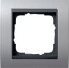 Установочная рамка Gira Event "Алюминий" с промежуточной рамкой "антрацит"