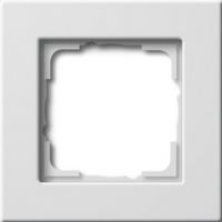 Установочная рамка Gira E22 глянцевый белый (термопласт)