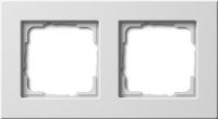 Установочные рамки Gira E22 для установки заподлицо глянцевый белый (термопласт)