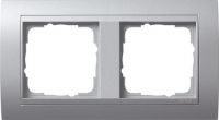 Установочная рамка Gira Event "Алюминий" с промежуточной рамкой "алюминий"