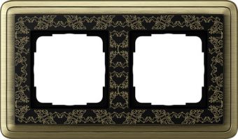 Установочная рамка Gira ClassiX Art Бронза-черный