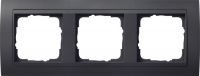 Установочная рамка Gira Event "Антрацит" с промежуточной рамкой "антрацит"