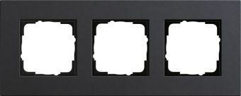 Установочная рамка Gira Gira Esprit Linoleum-Multiplex "антрацит"