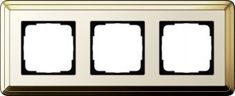 Установочная рамка Gira ClassiX латунь-кремовый