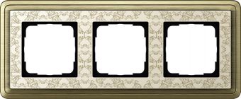 Установочная рамка Gira ClassiX Art Бронза-кремовый