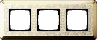 Установочная рамка Gira ClassiX Art латунь-кремовый
