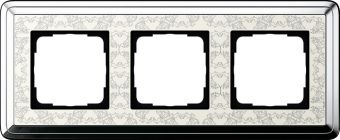 Установочная рамка Gira ClassiX Art хром-кремовый