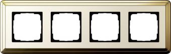 Установочная рамка Gira ClassiX латунь-кремовый