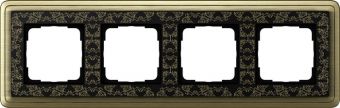 Установочная рамка Gira ClassiX Art Бронза-черный