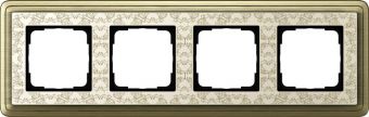 Установочная рамка Gira ClassiX Art Бронза-кремовый
