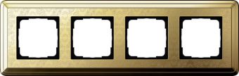 Установочная рамка Gira ClassiX Art латунь