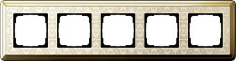 Установочная рамка Gira ClassiX Art латунь-кремовый
