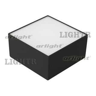 Светильник SP-QUADRO-S120x120-12W Warm3000 (BK, 120 deg, 230V)