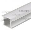 Профиль с экраном ALU-SLIM-H15-F-2000 ANOD+FROST