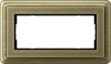 Установочная рамка Gira ClassiX бронза