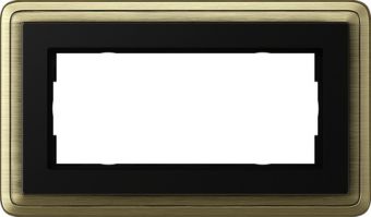 Установочная рамка Gira ClassiX Бронза-черный