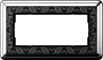 Установочная рамка Gira ClassiX Art Хром-черный