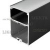 Профиль с экраном SL-LINE-4970-2500 BLACK+OPAL