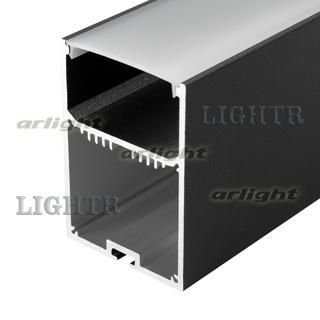 Профиль с экраном SL-LINE-4970-2500 BLACK+OPAL