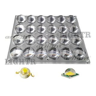 Блок линз 24B60-M112х135 (60°, 24x LED)