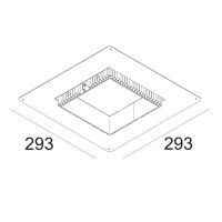 GRID IN TRIMLESS 1 MOUNTING KIT LARGE
