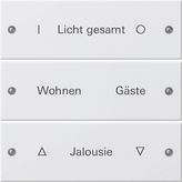 Набор клавиш 3-местный, с возможностью нанесения надписей