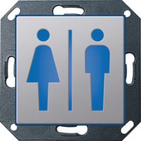 Светодиодный указатель для ориентации 230 В~ с пиктограммой (E22)
Туалет (мужской и женский)