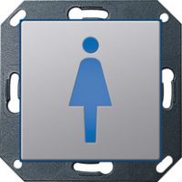 Светодиодный указатель для ориентации 230 В~ с пиктограммой (E22)
Туалет (женский)
