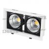 Светильник CL-KARDAN-S283x152-2x25W White6000 (WH-BK, 30 deg)
