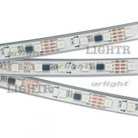 Лента SPI-5000PGS-5060-60 12V Cx3 RGB-Auto (12mm, 13.2W/m, IP67)