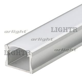 Профиль с экраном ALU-WIDE-H15-2000 ANOD+FROST