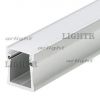 Профиль с экраном ALU-WIDE-H28-2000 ANOD+FROST