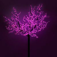 Светодиодное дерево ARD-CHERRY-PRO2-2.4M-1728LED Pink (220V, 210W)