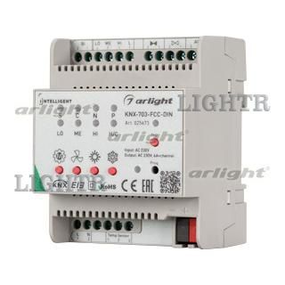 INTELLIGENT ARLIGHT Контроллер фанкойла KNX-703-FCC-DIN (230V, 3x6A)