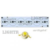 Плата 156x34-6Е-MONO Emitter (6x LED, 724-133)