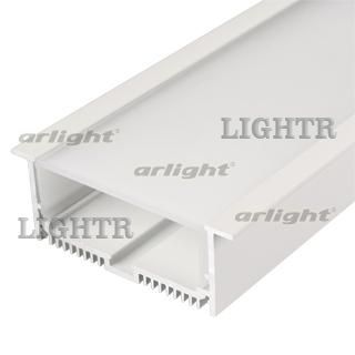 Профиль с экраном SL-LINIA88-F-2500 WHITE+OPAL