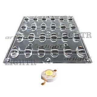 Блок линз 24BST-E (120x40°, 24x LED)