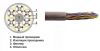 ITK Кабель связи витая пара U/UTP, кат.5E, 25х2х24AWG solid, PVC, 500м, серый