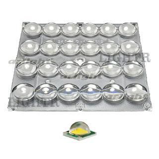 Блок линз 24B70-M120х120 (70°, 24x LED)
