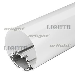 Профиль с экраном SL-ROUND-D90-2500 ANOD+OPAL