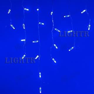 Светодиодная гирлянда ARD-EDGE-CLASSIC-2400x600-CLEAR-88LED-FLASH синий (230V, 6W)