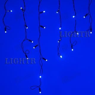 Светодиодная гирлянда ARD-EDGE-CLASSIC-2400x600-BLACK-88LED-FLASH синий (230V, 6W)