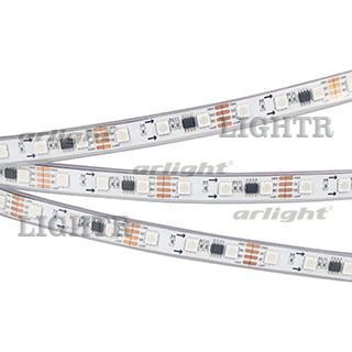 Лента SPI-5000PGS-RAM-5060-60 12V Cx3 RGB-Auto (12mm, 12W/m, IP67)