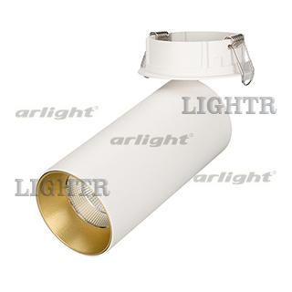 Светильник SP-POLO-BUILT-R65-8W White5000 (WH-GD, 40 deg)