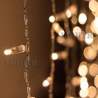 Светодиодная гирлянда ARD-CURTAIN-CLASSIC-2000x9000-CLEAR-2200LED-WATERFALL Warm (230V, 180W)