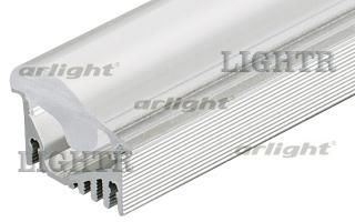 Профиль с экраном ALU-ASYMETRIC-2000 ANOD+FROST LENS