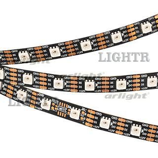 Лента SPI-5000-RAM-5060-60 12V Cx1 RGB-Auto (Black 10mm, 8W/m, IP20)