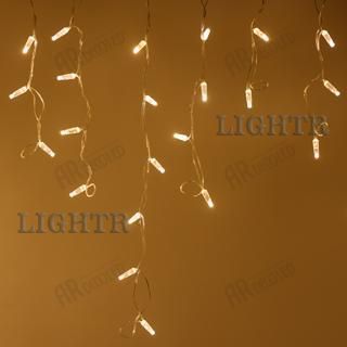 Светодиодная гирлянда ARD-EDGE-CLASSIC-2400x600-CLEAR-88LED-FLASH WARM (230V, 6W)