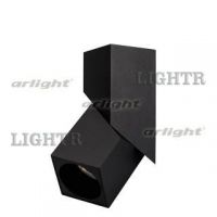Светильник SP-TWIST-SURFACE-S60x60-12W Warm3000 (BK, 30 deg)
