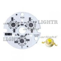 Плата D44-3E 1R-1G-1B Emitter (3x LED, 724-22)